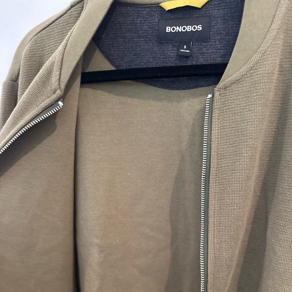 BOGO Bonobos Men’s Green zip up jacket with pockets - Picture 7 of 7